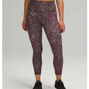 Lululemon Invigorate Cropped Tight 23" Topography Multi Size 4